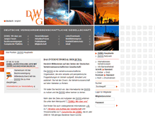 Tablet Screenshot of dvwg.de